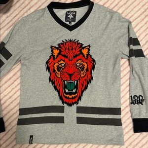 LRG Lion Sweatshirt Mens Medium
